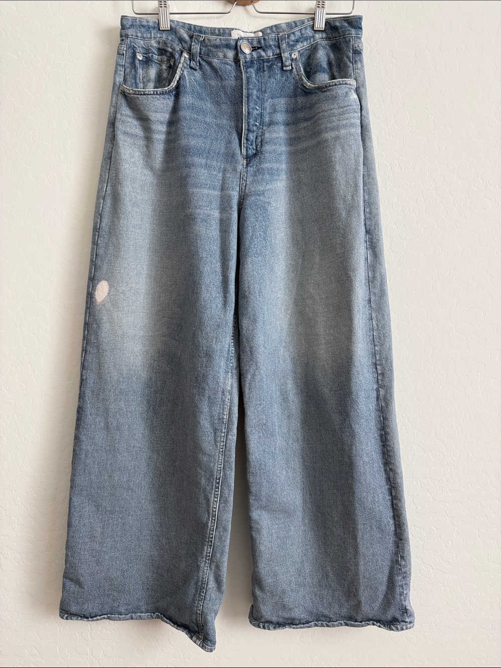 rag & bone Miramar Sofie Wide Leg Pants Cotton Terry - Picture 7 of 11